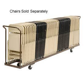 Folding Chair Cart Holds 54