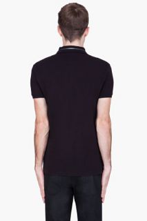 Marc By Marc Jacobs Black Zip Collar Polo for men