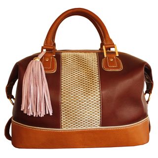 Claudia G. Alessa Large Leather Satchel Bag