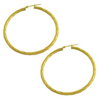 Fremada 10k Yellow Gold Twisted Hoop Earrings Today $184.99