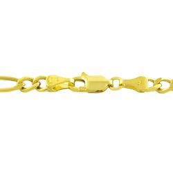 14k Yellow Gold Figaro ID Bracelet