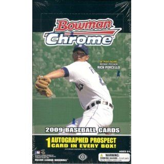 2009 Bowman Chrome Baseball Sealed Hobby Box (18 packs