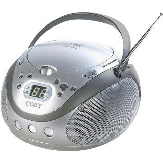 Coby CX CD241 Portable CD Player with AM/FM Radio (Silver