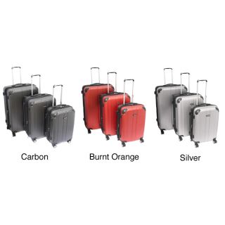 Kemyer Expandable Hardside Lightweight 3 piece Spinner Luggage Set