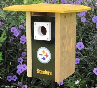 Pittsburgh Steelers Wooden Bird House
