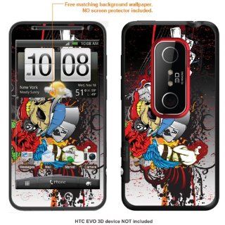 Skin Sticker for Virgin HTC EVO V 4G case cover evo3D 242 Electronics