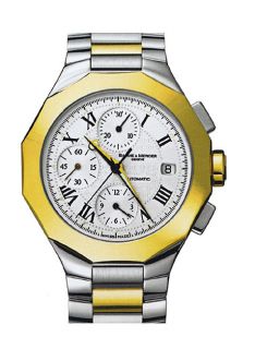 Baume & Mercier Riviera Two Tone Chronograph Watch