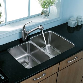 Vigo Undermount Stainless Steel Kitchen Sink and Faucet