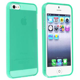 BasAcc Clear Neon Green TPU Case for Apple iPhone 5