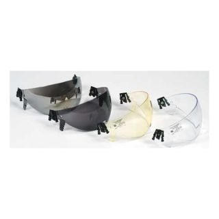 MSA 10077118 Fire and Rescue Visor, Defender, Amber, 3in