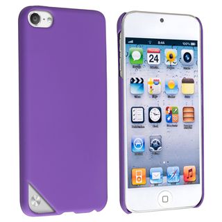 BasAcc Purple Rubber Coated Case for Apple iPod Touch 5th Generation