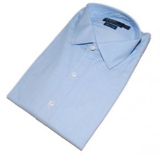Polo Ralph Lauren Classic Mens Dress Shirt Blue Italy 18