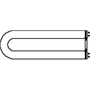 GE Lighting F32T8/SPX41/U6/CVG U Shaped Fluorescent Lamp, T8, 4100K, Cool, Pack of 12