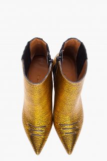 3.1 Phillip Lim Gold Delia Chelsea Boots for women