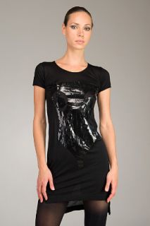 Vivienne Westwood Anglomania  Metal Monkey Black T shirt Dress for women