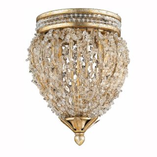 gold and silver leaf flush mount light compare $ 221 83 today $ 154 99