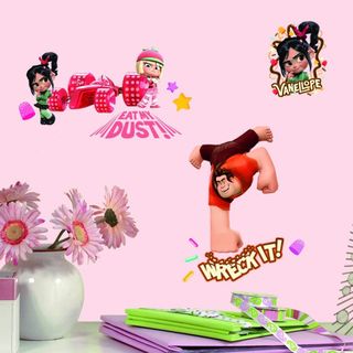 Wreck It Ralph Peel and Stick Wall Decals Set
