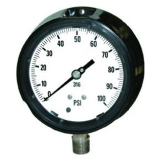 Precision Instrument Corp. 4501 4LM 4501 4LM 4.5Dial 0 1000Psi S/S