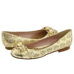 Juicy Couture Polly Gold Flat
