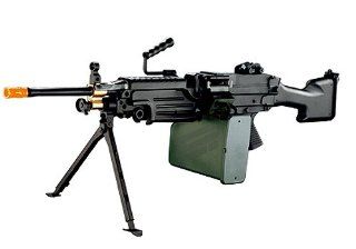 A&K M249 MKII SAW M4 Airsoft Metal Electric Machine Gun