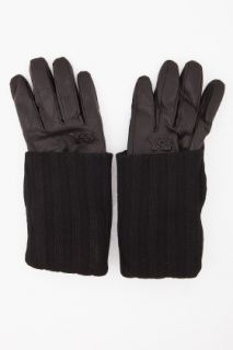 Y 3 Leather Lt Knit Gloves for men