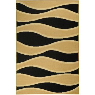 Paterson Collection Waves Multi color Area Rug (49 x 7)