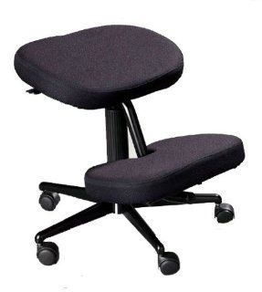 Jobri Kneeling Chair   Deluxe Gas Adjustable, Black Home