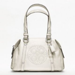 Coach Audrey Patent Leather Small Bag   F47768 (SV/ Ivory