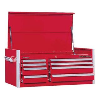 Kennedy 46000R Maintenance Chest, 46 W, 8 Drawer, Red