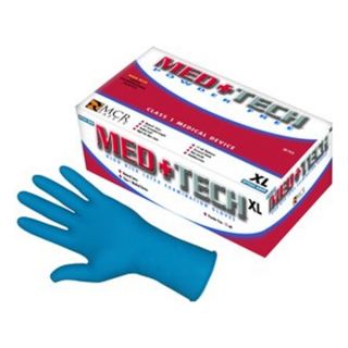MCR Safety 5049L Lg 11mil Latex Medical Gr Powder Free Exam Gloves