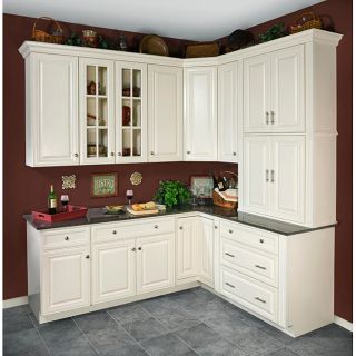 Antique White 36(w) x 12(h) in. Wall Kitchen Cabinet Today $357.43