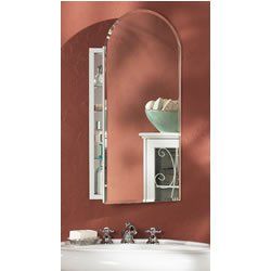 Broan NuTone 52WH244PA 1/2 Inch Metro Arch Beveled Mirror  