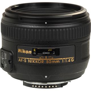 Nikon AF S Nikkor 50mm f/1.4G Autofocus Lens (USA)