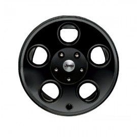 2007 2012 Jeep Wrangler Mopar Wheel, 17x8.5 Classic 5 Hole Black