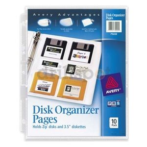 Avery Dennison 75222 Diskette Organizer Pages