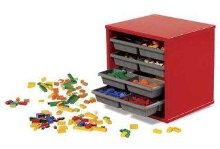 LEGO Aufbewahrungs  und Sortierbox aus Holz mit Schubfächern ca