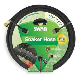 Swan CSNUER12050 Water Hose, Rcycld Rubr, 1/2 In ID, 50 ft L