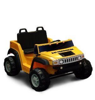 Hummer H2 12V Two Seater, Yellow Toys & Games