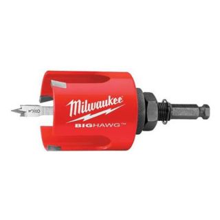 Milwaukee 49 56 9025 Wood Hole Cutter, 3 3/8 In, 2 3/8 Cut D