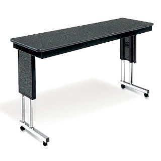 Barricks Adjustable Height Mobile Table 60x18 Office