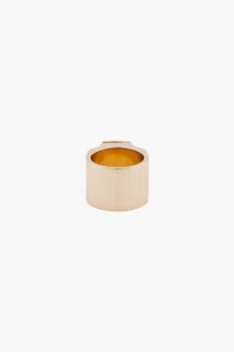 Maison Martin Margiela Gold Tone Perfume Ring for women