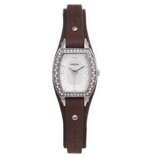 Fossil Womens Marjorie Leather Strap Watch
