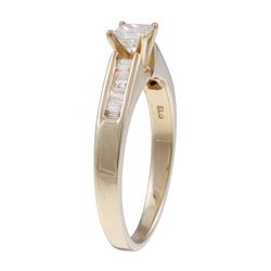 14k Yellow Gold 1/2ct TDW Diamond Engagement Ring (J K, I2 I3