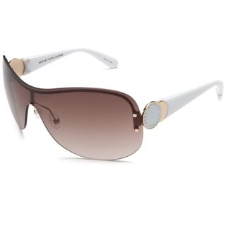 Marc by Marc Jacobs Womens White Shield Sunglasses