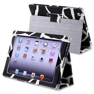 Milk Cow Faux leather Protective Case with Stand for Apple iPad 3