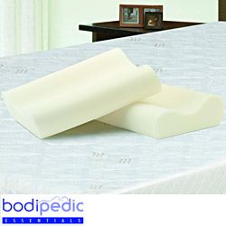 Bodipedic Essentials Contour Memory Foam Pillows (Set of 2)