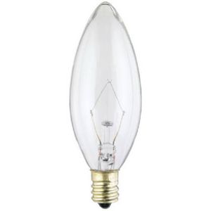 Westinghouse 03782 54 True Value 2 Pack 25W 120V Clear Torpedo Bulb, Pack of 10