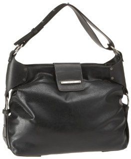 matt & nat Jorja LG Damen Handtasche, LM028, schwarz (black) 