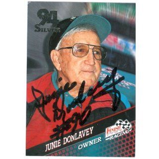 Donlavey autographed Trading Card (Auto Racing) 1994 Finish Line #144