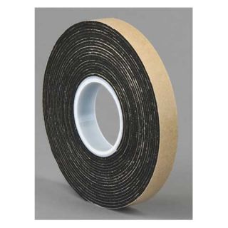 3m Preferred Converter 4496 Dbl Coated Foam Tape, 3/4 In, Black